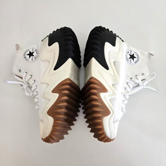 Converse Run Star Motion Platform Sneakers – Women's 9 / Men's 7.5 – White/Black - Picture 4 of 11